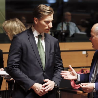Antti Häkkänen (t.v.) och Morgan Johansson