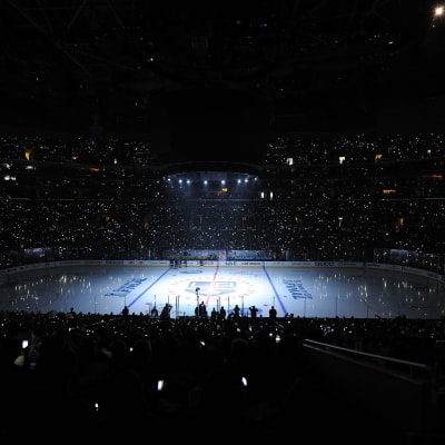 Rinken inför NHL-finalerna, juni 2014.