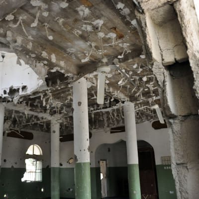 En moské som har varit ett tillhåll för Boko Haram i Nigeria
