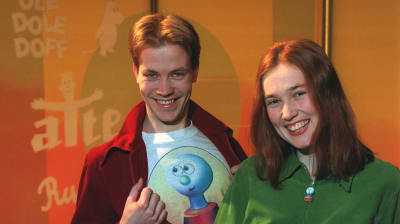 BUU-klubbens två första ledare Kim Svennblad  och Mikaela Kicki  Strömberg 1997.
