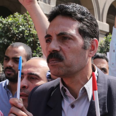 Protest för yttrandefrihet i Cairo