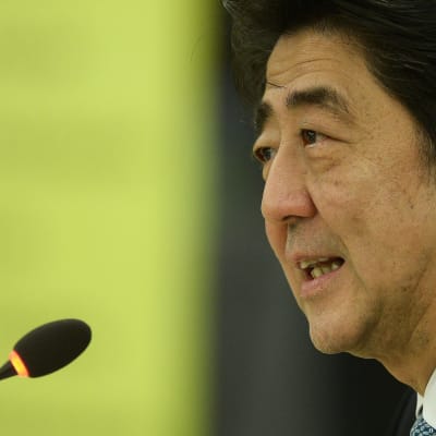 Japans premiärminister Shinzo Abe.