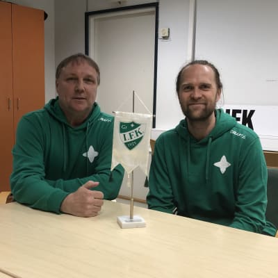 Mikael Källman och Patrik Roslander är nöjda med övergången från Dicken till GrIFK.