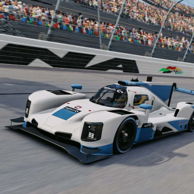 Dallara P217 LMP2 -auto iRacing-simulaattorissa.