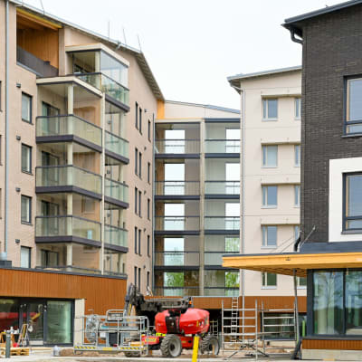 Höghusområdet på bostadsmässan 2021 inrymmer flera boendeformer. 