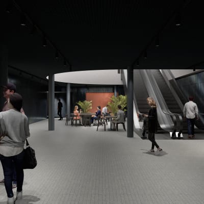 Uuden tilan suunnittelusta Kämp Galleriaan vastaa arkkitehtitoimisto Futudesign.