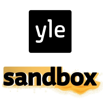 Kuvassa Yle Sandboxin logo.