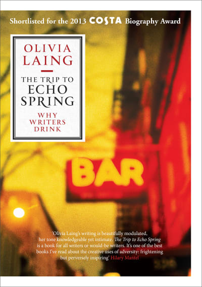 Pärmbilden till Olivia Laings bok "The trip to Echo Spring".
