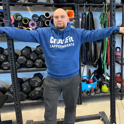 CrossFit Lappeenrannan yrittäjä Atte Kaasinen.