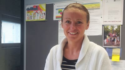Ulrika Willför-Nyman är rektor i Vindängens skola i Esbo