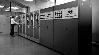 Yles ADB-central år 1968. 
