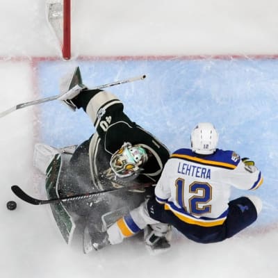 Jori Lehterä och Devan Dubnyk, våren 2017.