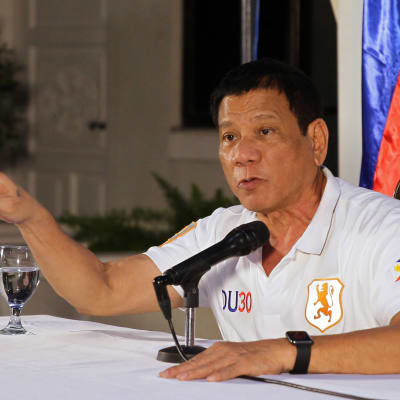 President Rodrigo Duterte har lovat hårda tag mot droger
