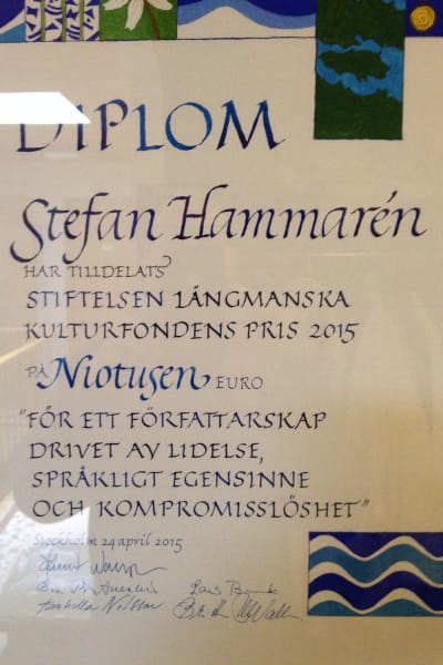 Längmanska kulturfondens pris 2015