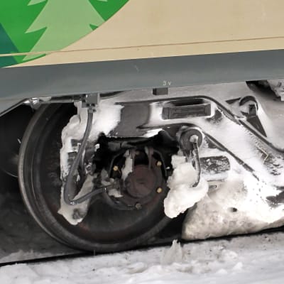 IC-vagn i vinterföre.