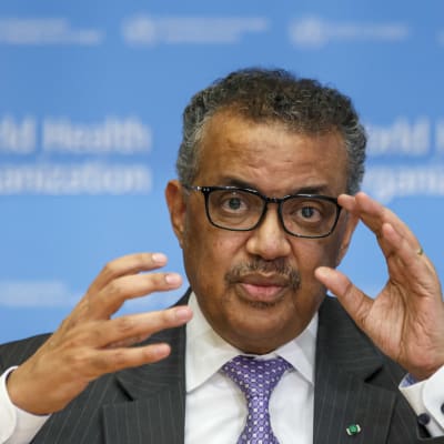 WHO-chefen Tedros Adhanom Ghebreyesus vädjade kraftfullt till världsledare under sin presskonferens i Genève på onsdagen.