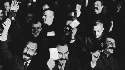 Boljevikernas partimöte 25.12.1927 
