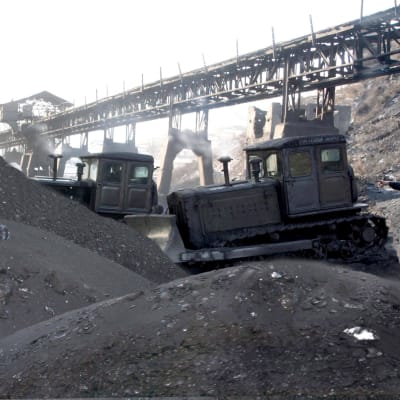 Arkivbild från den nordkoreanska kolgruvan Toksan i februari 2006.