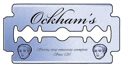 Grafisk framställning av Ockhams rakkniv.