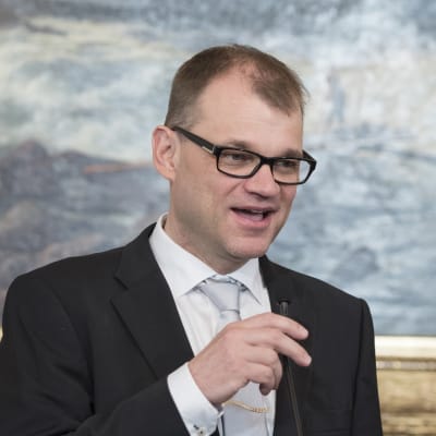 Juha Sipilä puhuu