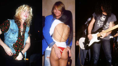 Duff, Axl och Slash 1991