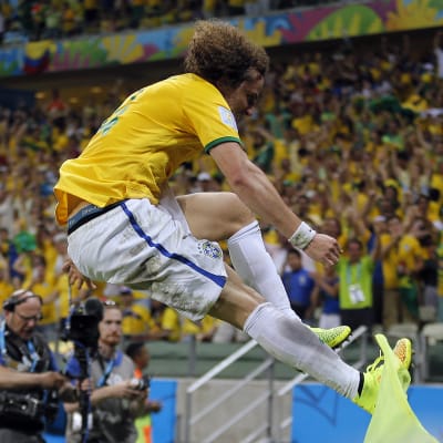 David Luiz gjorde segermålet mot Colombia