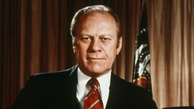 Gerald Ford, USA:s president 1974-1977. Fotograferad 1976.