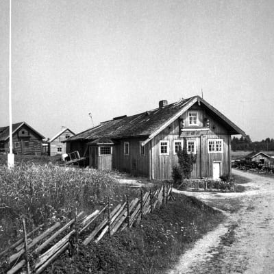 Suojärveläinen maalaistalo kesällä
