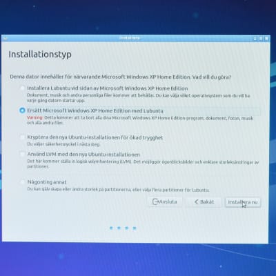 ErsÃ¤tt Microsoft XP med Lubuntu