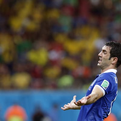 Karagounis i VM i Brasilien 2014.