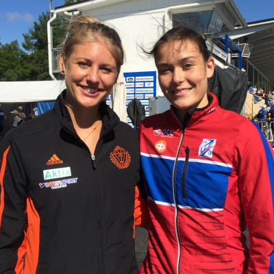 Erica Hjerpe och Alina Strömberg, FM 2017.