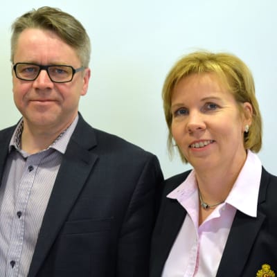 Peter Östman (KD) och Anna-Maja Henriksson (SFP)