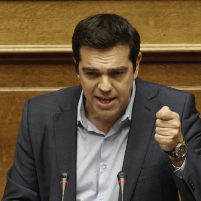 Greklands premiärminister Alexis Tsipras i Aten den 22 juli 2015.