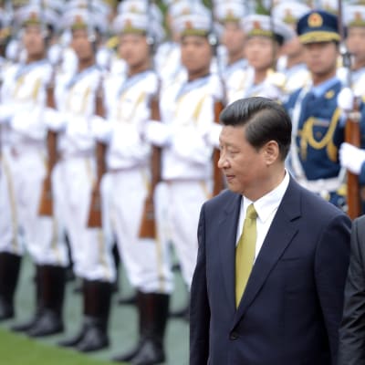 President Niinistö tas emot av Kinas president Xi Jinping