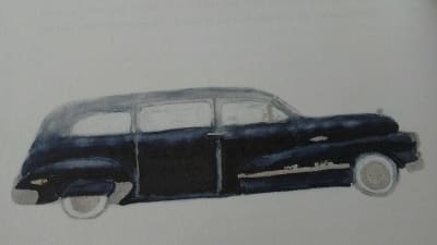 Buick Roadmaster Flexible, likbil, 1948 (Illustration: Neil Young)