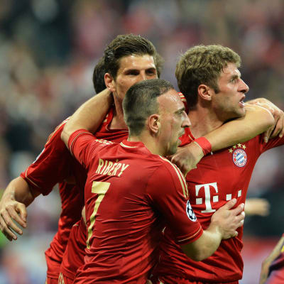 Thomas Müller segerartiktekt när Bayern slog Barcelona med 4-0.