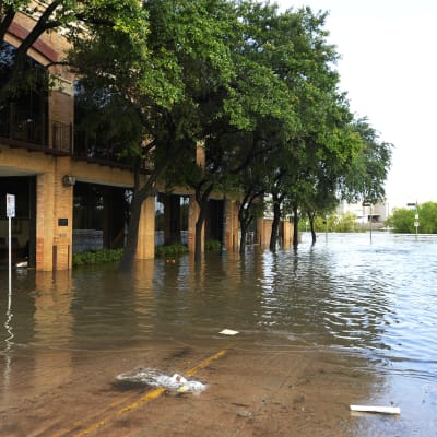 Översvämning i Houston i Texas