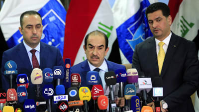 Riyadh al-Badran, ledare för valkommissionen i Irak 2018.