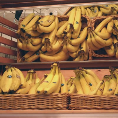 bananer i en butik