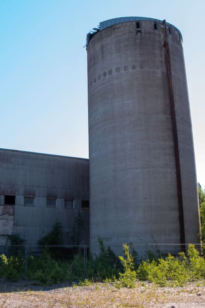 Filtreringsbyggnaden vid Jussarö gruva