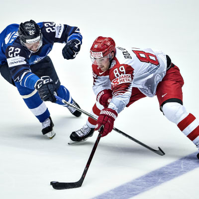 Mikkel Bödker i matchen Danmark-Finland.