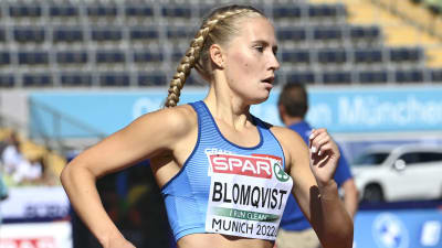 Nathalie Blomqvist i farten.