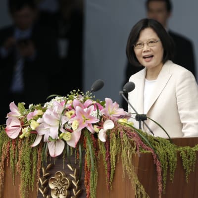 Taiwans nya president Tsai Ing-wen höll sitt installationstal i huvudstaden Taipei där hon lovade att upprätthålla goda kontakter till Kina