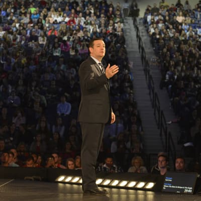 Ted Cruz lanserade sin presidentvalskampanj i Virginia.