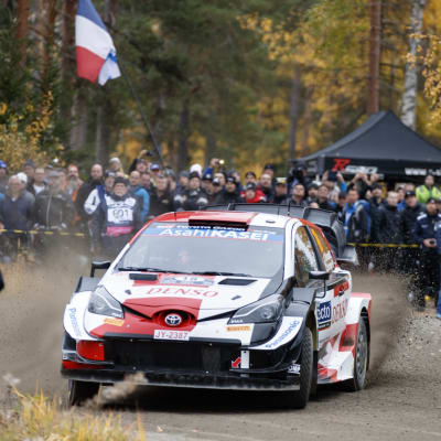 Mads Østberg kör i Jyväskylä.