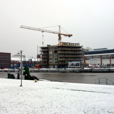 Nybyggen vid Varvsstranden i Åbo.