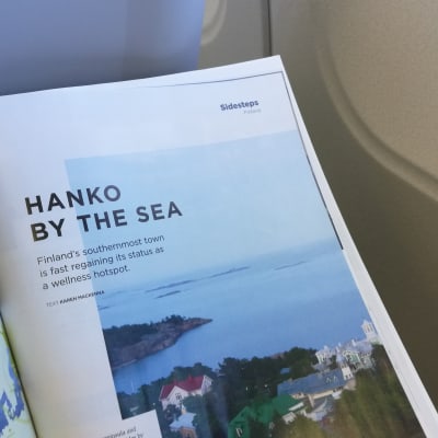 Tidningen Blue Wings har ett reportage om Hangö. 