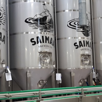 Saimaa Brewing Companyn oluenvalmistusta.