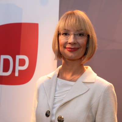 Porträttbild av Socialdemokraternas riksdagsledamot Tytti Tuppurainen.