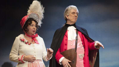 I pjäsen Ta mig till er ledare på Lilla teatern ger Belle (Pia Runnakko) och Pascal (Joachim Wigelius) order om hur expeditionen ska utföras.